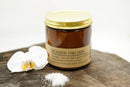 Seaside Orchid Soy Wax Candle | 16 oz Double Wick Amber Apothecary Jar Candle Prairie Fire Tallow, Candles, and Lavender 