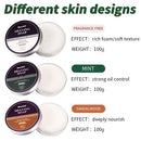 Shaving Soap Men's Moisturizing Sandalwood Mint Cream - by Bluezoo