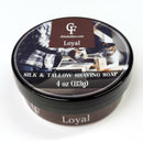 Silk Tallow Shave Soap - Loyal Shaving Soap Chiseled Face 