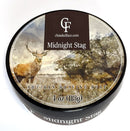 Silk Tallow Shave Soap - Midnight Stag Shaving Soap Chiseled Face 