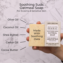 Soothing Suds Oatmeal Soap for Eczema & Sensitive Skin - by Ora's Amazing Herbal