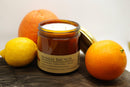 Sunday Brunch Soy Wax Candle | 16 oz Double Wick Amber Apothecary Jar Candle Prairie Fire Tallow, Candles, and Lavender 
