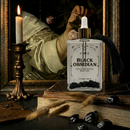 Black Obsidian Gemstone Body Oil — Protection & Grounding Shimmer Oil with Amber & Vanilla - by Circe Boutique