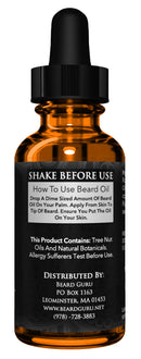 BeardGuru Premium Beard Oil: Unscented Beard Oil BeardGuru 