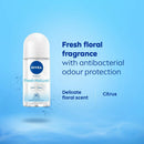 Nivea Fresh Natural Roll On 48 H Smooth & Beautiful Underarms For Women Deodorant Dista 