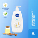 Nivea Soft & Almond Oil Shower Gel Body Wash Dista 