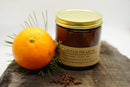 Winter Hearth Soy Wax Candle | 16 oz Double Wick Amber Apothecary Jar Candle Prairie Fire Tallow, Candles, and Lavender 