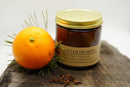 Winter Hearth Soy Wax Candle | 16 oz Double Wick Amber Apothecary Jar Candle Prairie Fire Tallow, Candles, and Lavender 