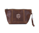 Women's Toiletry Bag Cases and Dopp Bags Lifetime Leather Co Oxford Natural 