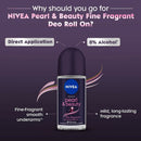 Nivea Deodorant Roll On Pearl & Beauty Fine Fragrance For Women Deodorant Dista 