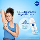 Nivea Fresh Natural Roll On 48 H Smooth & Beautiful Underarms For Women Deodorant Dista 