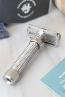 Konsul Slant Adjustable Stainless Steel DE Safety Razor - by Rex Supply Co. Safety Razor Murphy and McNeil Store 
