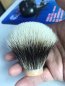 Frank shaving 2-band finest badger hair knot size 26mm, weight 29g Shaving Brush Knot Frank Shaving Handmade 