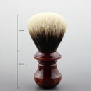 Frank Shaving Badger Hair Shaving Brush with Resin Handle for Personal and Professional Shaving(Bulb Shape Knot:26 mm) Shaving Brush Frank Shaving Handmade 