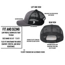 Artius Man Flexfit Trucker Snapback - Black Accessories Artius Man 