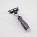 Frank shaving Manual Razor 3 Blade Razor with colorful acrylic handle Shaving Razor Cartridge Razor Frank Shaving Handmade 