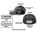 Artius Man Flexfit Trucker Snapback - Charcoal/Black Accessories Artius Man 