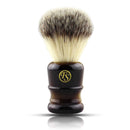 Shaving Brush for Men, Extra Density Pure Badger Chrome Synthetic Best Brush with Classic Black Handle Knot 24mm Shaving Hair Salon Tool Gifts for Fathers Day Shaving Brush Frank Shaving Handmade 